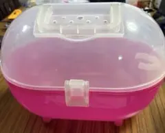 小動物用 キャリーケース ピンクのサムネイル