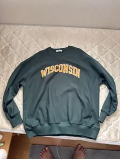 WEGO ウィスコンシン ロゴ スウェット M