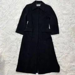 ✨未使用級✨YELL MIWA ロングコート カシミヤ　ミンク　黒　9号 美品】YELL MIWA カシミヤ100% ロングコート カシミア 黒 9 - メルカリ