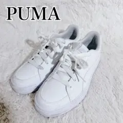 PUMA ホワイト スニーカー ソフトフォームSOFTFOAM+