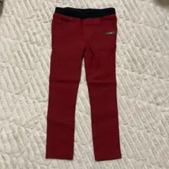 クレードスコープ　赤色 110サイズ パンツ ウエストゴム
