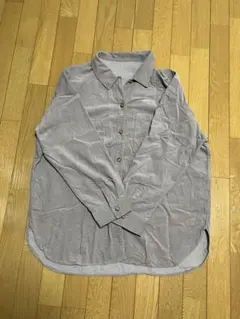 GU コーデュロイオーバーサイズシャツ