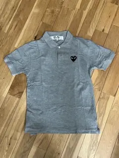 【定番】PLAY COMME des GARCONS ポロシャツ グレー