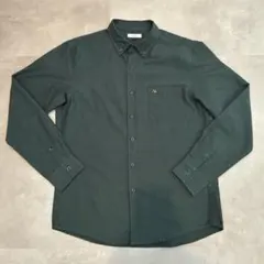 a.v.v ダークグリーン 長袖シャツ L 深緑　メンズ　春