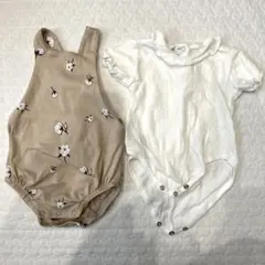 ロンパース セット3〜6ヶ月 68cm前後　Organic Zoo ZARA