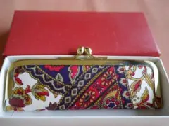 印鑑ケース　がま口　朱肉付　伝統工芸　未使用