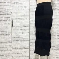 SLY スライ MIX NET PATTERN スカート ブラック フリーサイズのサムネイル