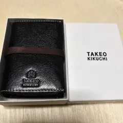 タケオキクチ　名刺入れ、カードケース　未使用　大収納48枚