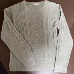 GLOBALWORK グローバルワーク ケーブル編み セーター ニット 140㎝