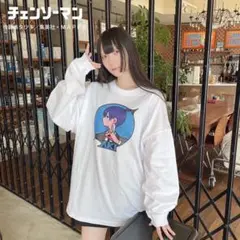 【超希少】チェンソーマン 美好よしみ コラボ 早川アキ ロングTシャツ Lサイズ