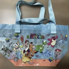お値下げ中!【香港ディズニーランド】ビニールバッグ2点セット