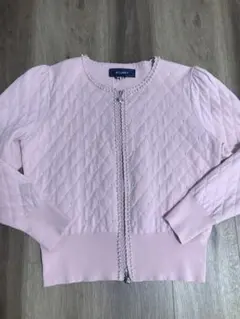 ♡新品未使用♡エムズグレイシー　パール付キルティングジャケット　カーディガン40 40 ファッション 新品❣️M's Gracy パール装飾 キルティング