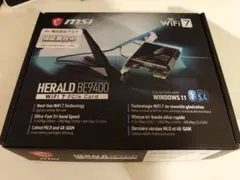 MSI 헤럴드 BE9400 와이파이 7 내장 무선 LAN 카드 신제품