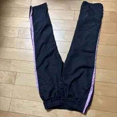 IGN IOトレーニングパンツ ブラック パープル