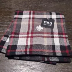 POLO チェック柄 コットンハンカチのサムネイル