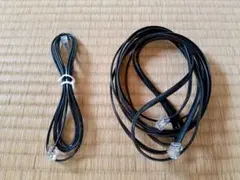 モジュラーケーブル 2本セット 黒