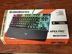 箱あり美品SteelSeries Apex Pro ゲーミングキーボードのサムネイル