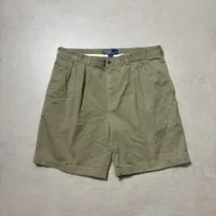 90s Polo by Ralph LaurenカーキW38ワイドショーツ古着のサムネイル