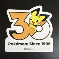 ポケモン ピチュー 韓国限定 ステッカー 30周年 シール メガフェスタ