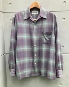 21SS キムタク着 ワコマリア オンブレ チェック ネルシャツ - メルカリ