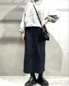 LOWRYSFARM ラメタイトスカート