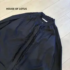 HOUSE OF LOTUS】コットン混 バンドカラースキッパーシャツ M - メルカリ
