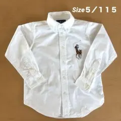 Ralph Lauren オックスフォードシャツ　ビッグポニー 5/115cm