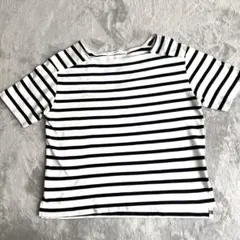 Lugnoncure ストライプ ボートネック 半袖Tシャツのサムネイル