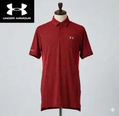 Under Armour アンダーアーマー ポロシャツ ボーダー SM 赤