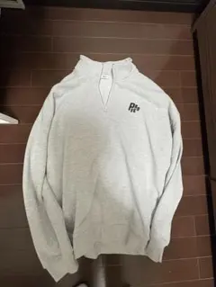 WEGO ハーフジップトレーナー M グレー