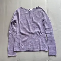 【UNIQLO】ユニクロ　3Dリブボートネックセーター