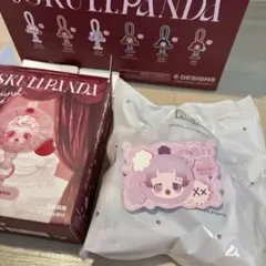 SKULLPANDA you found me! スマホストラップ 紫