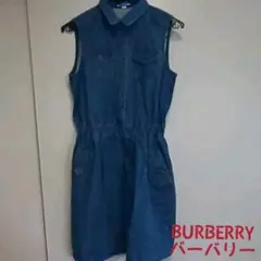 #バーバリー#ブルーレーベル#BURBERRY#ワンピース#ドレス#デニム#M
