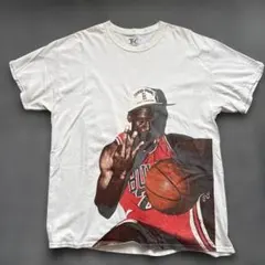 マイケルジョーダンブルズ引退記念Ｔシャツ ナイキ製 ラストショット マイケルジョーダンブルズ引退記念Tシャツ ナイキ製 ラストショット