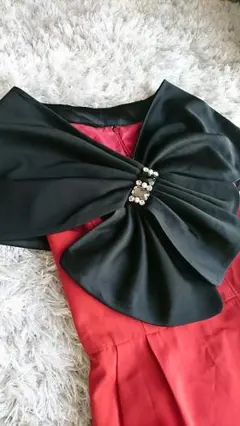 値下げ中‼結婚式✨パーティーに♥赤ワンピース