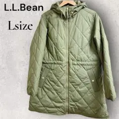 新品✨LLBean キルトコート L DEEPOLIVE 米国フィットのサムネイル