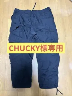 UNIQLO ブラック カーゴパンツ XXL