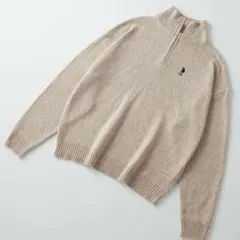 U.S. POLO ASSN. ハーフジップニット