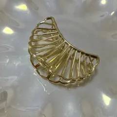 シェル型ヘアクリップ★バンズクリップ★貝殻バレッタ★リボンバレッタ★髪飾り★新品のサムネイル