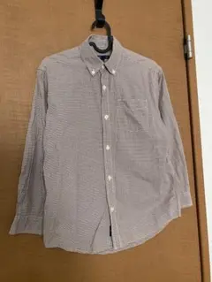 GapKids ギャップキッズ チェックシャツ L 140cm ブラウン