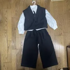 黒のフォーマルスーツ 130cm