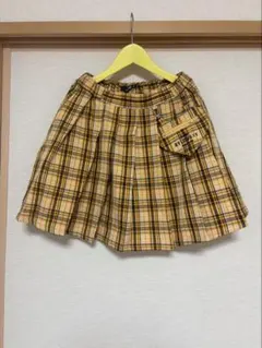 チェック柄プリーツスカート（BY LOVE IT）