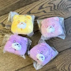 ケアベア　フェイスマスコット　ガチャガチャ　4つセット