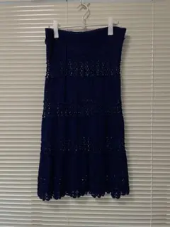 vintage クロシェスカート