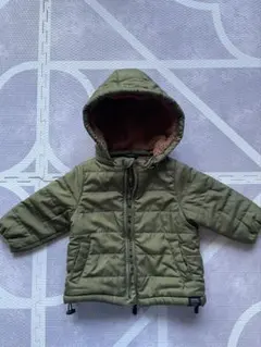 フード付きボア裏地キルティングアウター 80cm