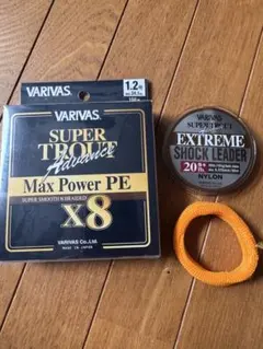スーパートラウトMAXパワー　PEライン未使用品のサムネイル