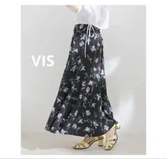 【vis】花柄ロングスカート　マーメイドスカートのサムネイル
