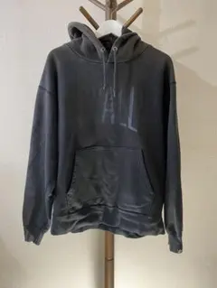 【メンズパーカー冬用】黒メンズパーカー サイズXL