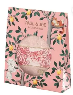 PAUL & JOE 花柄刺繍タオルハンカチ オリジナルパッケージ