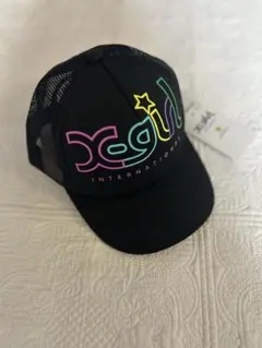 X-girl 52〜56メッシュキャップ ブラックのサムネイル